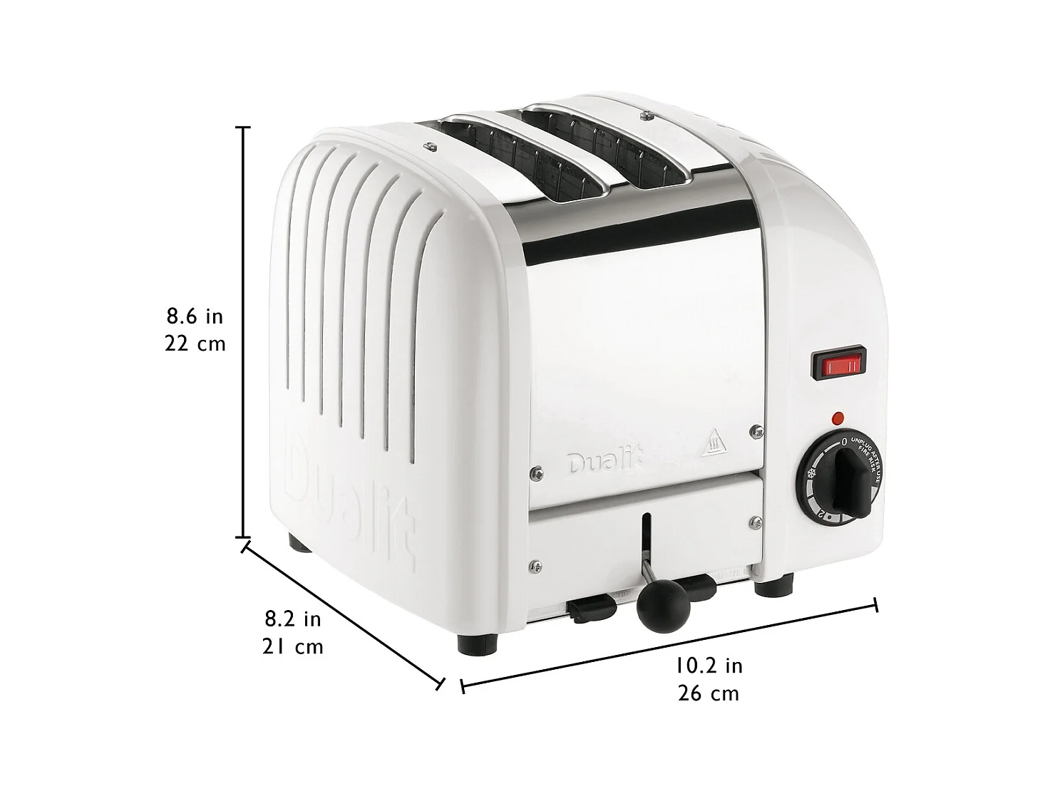 Dualit Grille-pains 2 fentes 1250w blanc - 20261