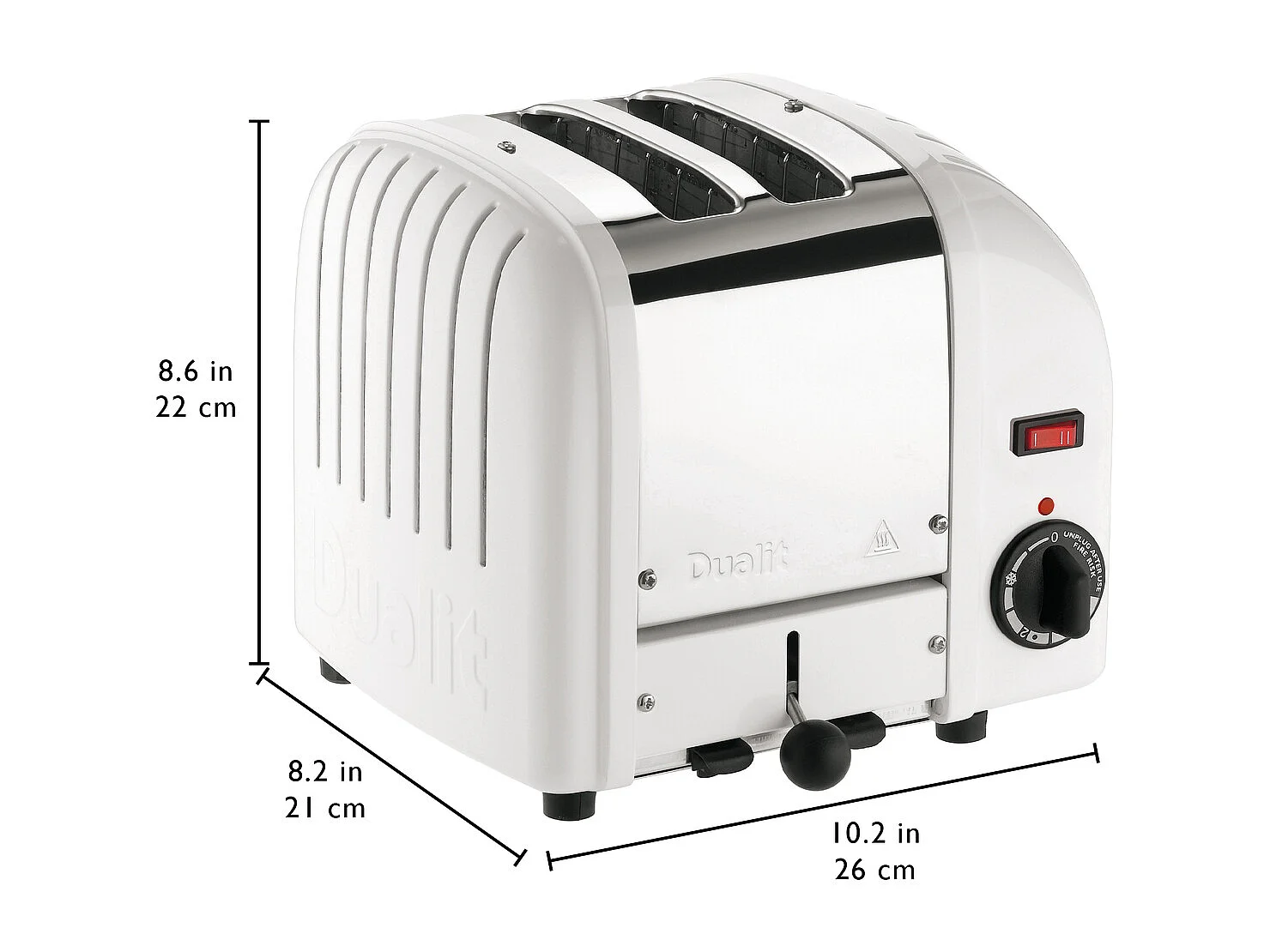 Dualit Grille-pains 2 fentes 1250w blanc - 20261