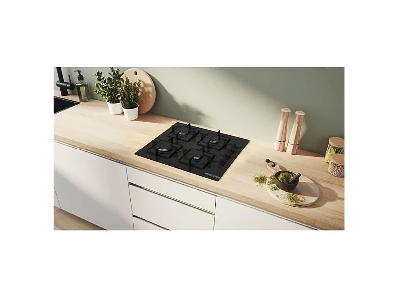 Bosch Table de cuisson gaz 60cm 4 feux - POP6B6K30