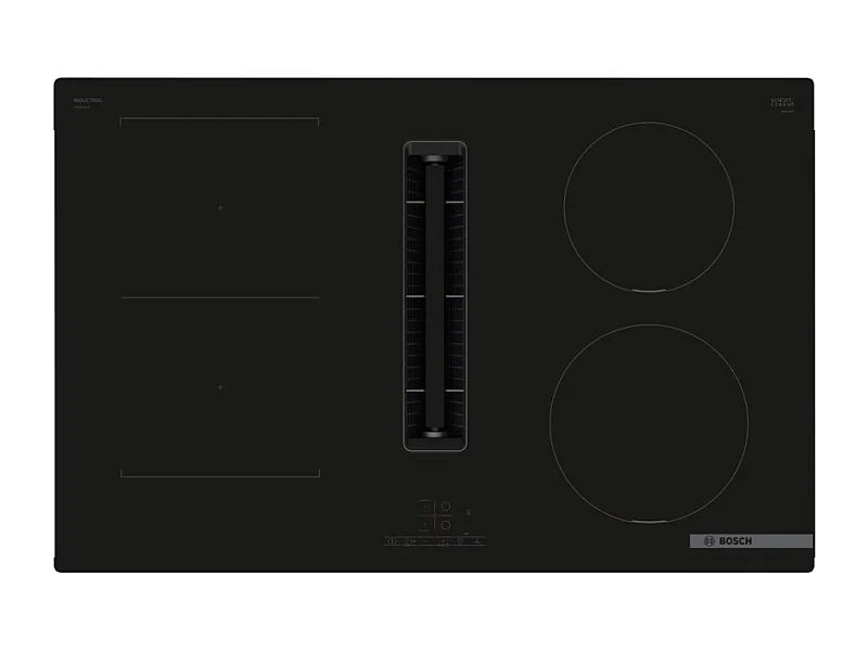 Bosch Serie 4 PVS811B16E piano cottura Nero Da incasso 80 cm Piano cottura a induzione 4 Fornello(i)