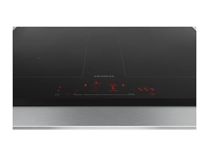 Siemens Table de cuisson à induction 60cm 4 foyers 7400w noir - ED651HQB1E