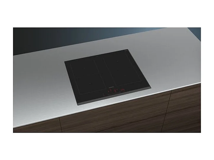 Siemens Table de cuisson à induction 60cm 4 foyers 7400w noir - ED651HQB1E