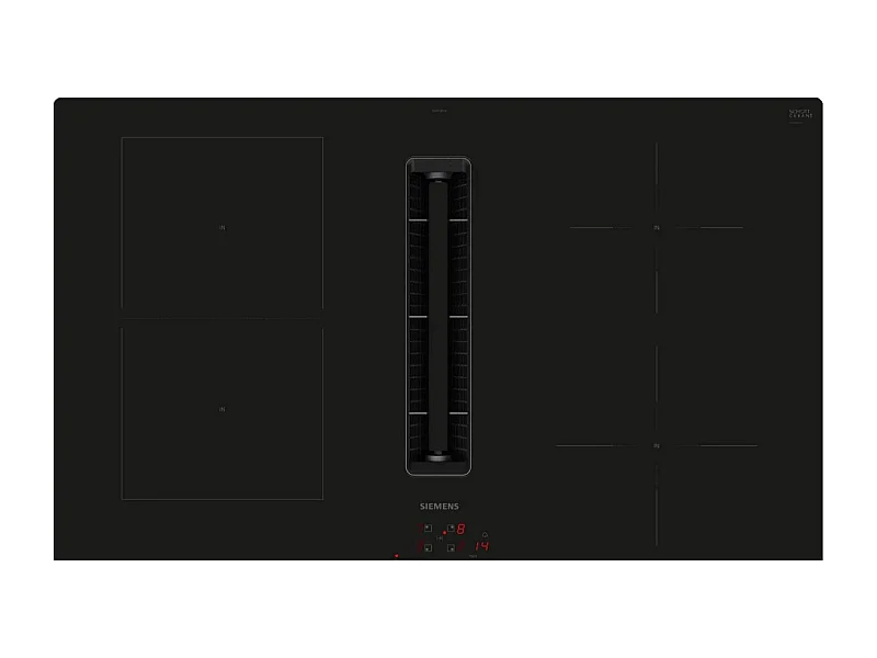 Siemens Table de cuisson aspirante induction 80cm 4 feux 7400w noir - ED811BS16E