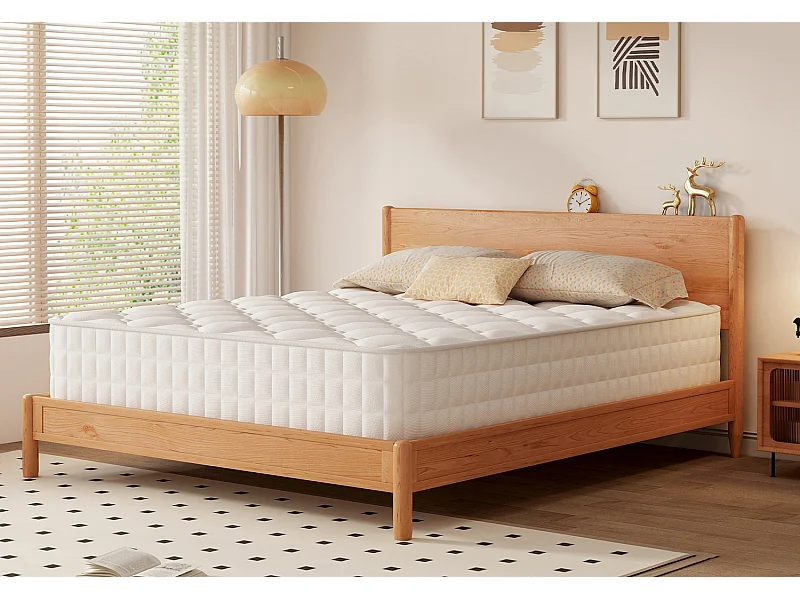 Hiazurm Matelas 90x190 Ressorts EnsachÉs,,mousse ámémoire de forme, hauteur 23 cm 7 zones de confort 90x190 cm ,Ressorts indépendantset silencieux