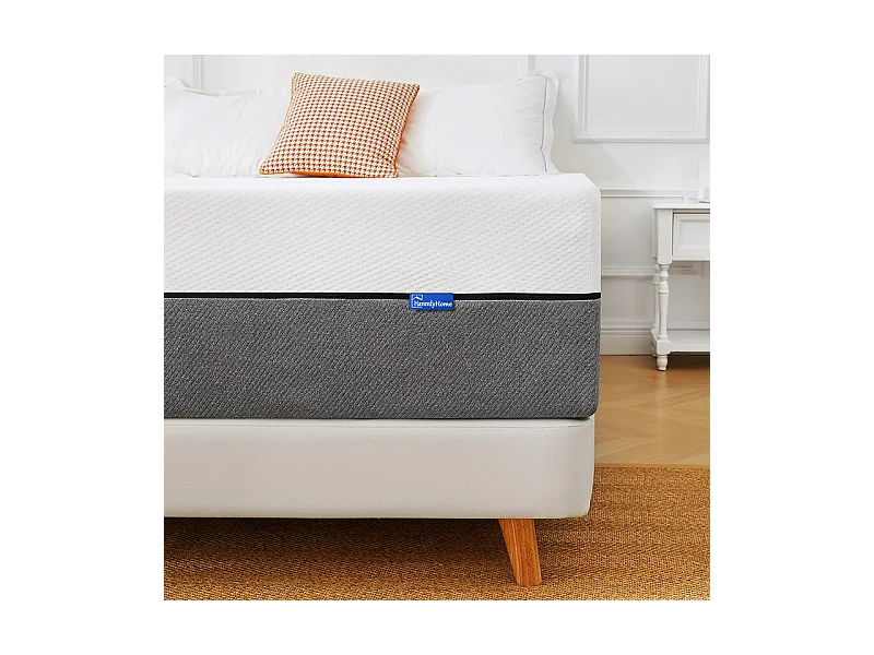 Matelas 160x200 cm havenlyhome mousse à mémoire de forme, épaisseur 25 cm, oeko-tex, confort ferme, indépendance de couchage