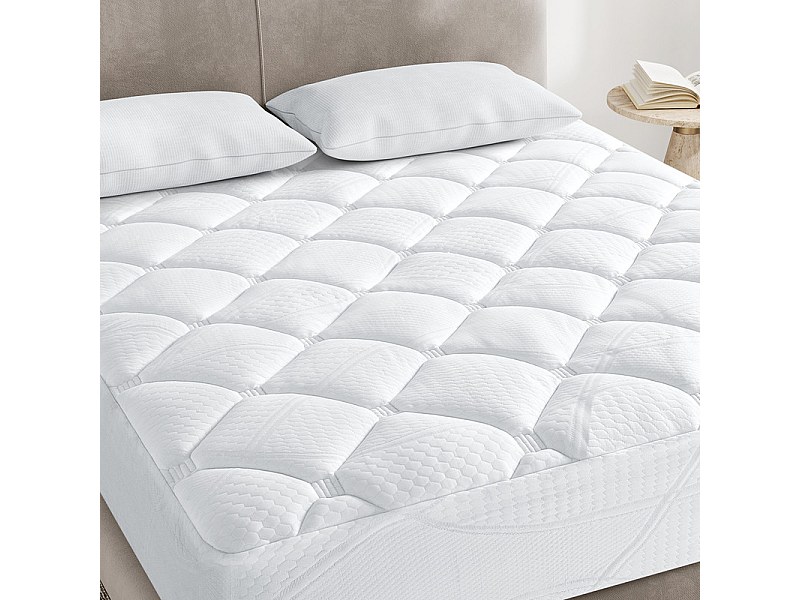 Surmatelas Mémoire De Forme Sweetnight 160x190x10 Cm - Gel Respirant Pour 2 Personnes