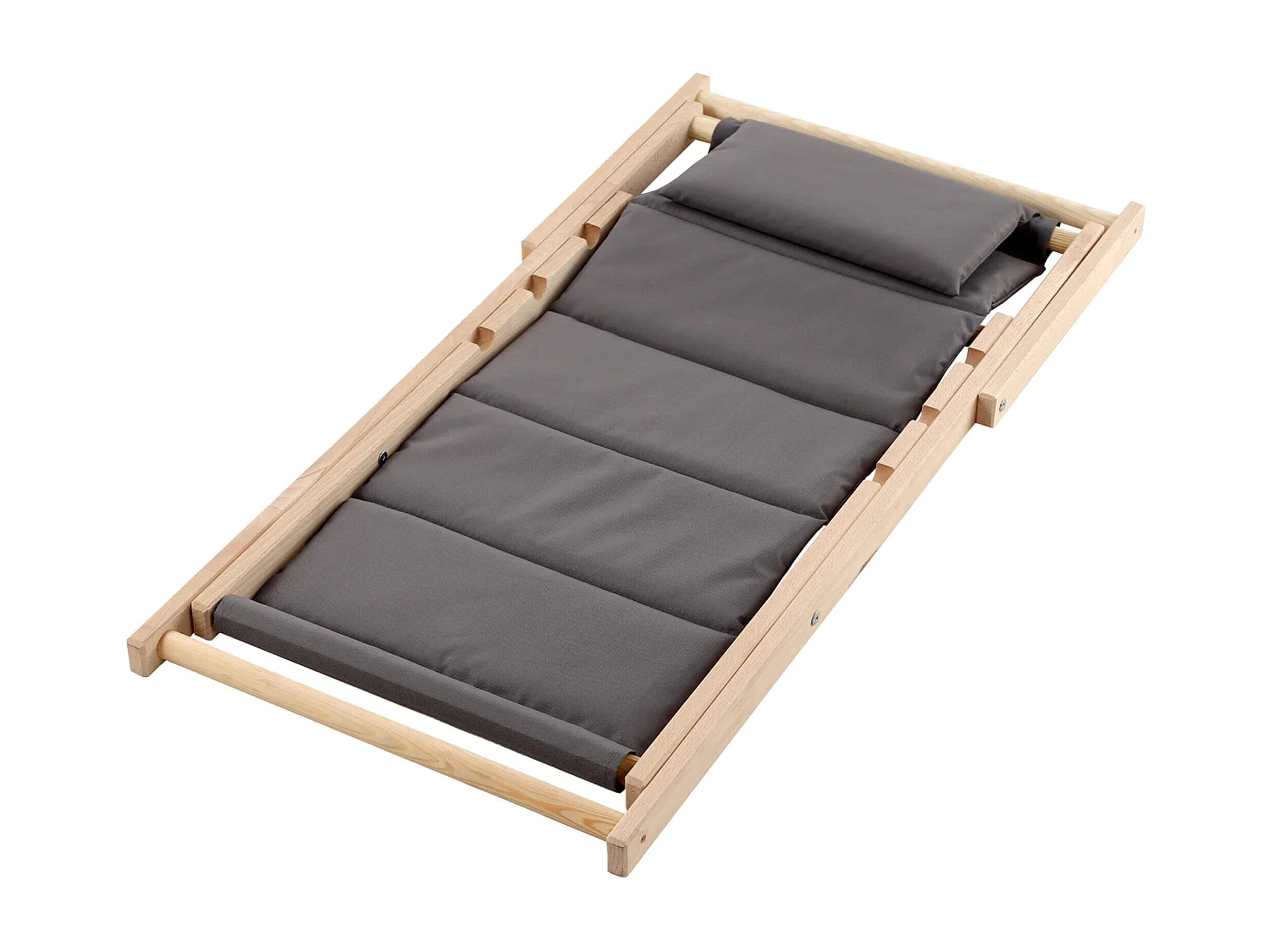 KADAX Bain de soleil, chaise longue de plage en bois, transat jusqu'à 120 kg, bain de soleil en bois de hêtre, chaises pliantes en bois, chaise de plage, chaise de