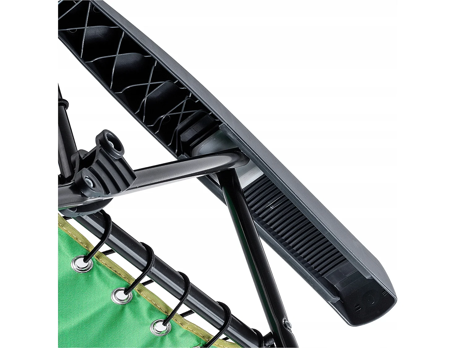 Chaise de jardin KADAX, dossier haut en acier, chaise pliante avec accoudoirs, chaise pliante avec capacité de charge jusqu'à 110 kg, chaise de balcon pour