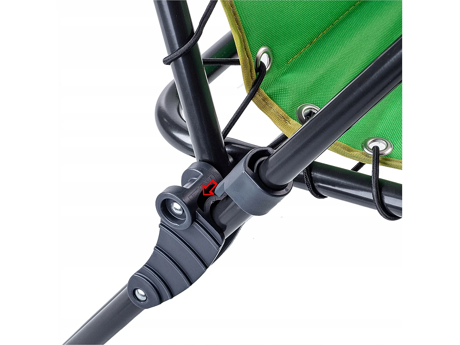 Chaise de jardin KADAX, dossier haut en acier, chaise pliante avec accoudoirs, chaise pliante avec capacité de charge jusqu'à 110 kg, chaise de balcon pour