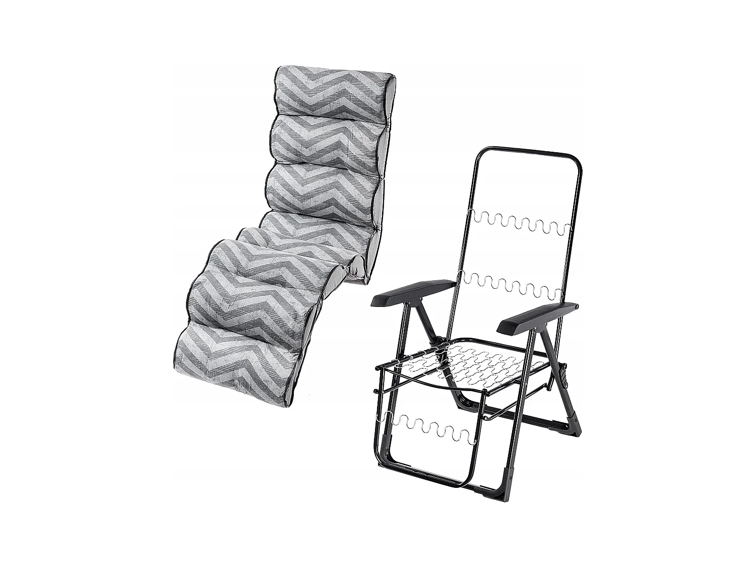 KADAX Fotel ogrodowy Gijon Plus, zygzak