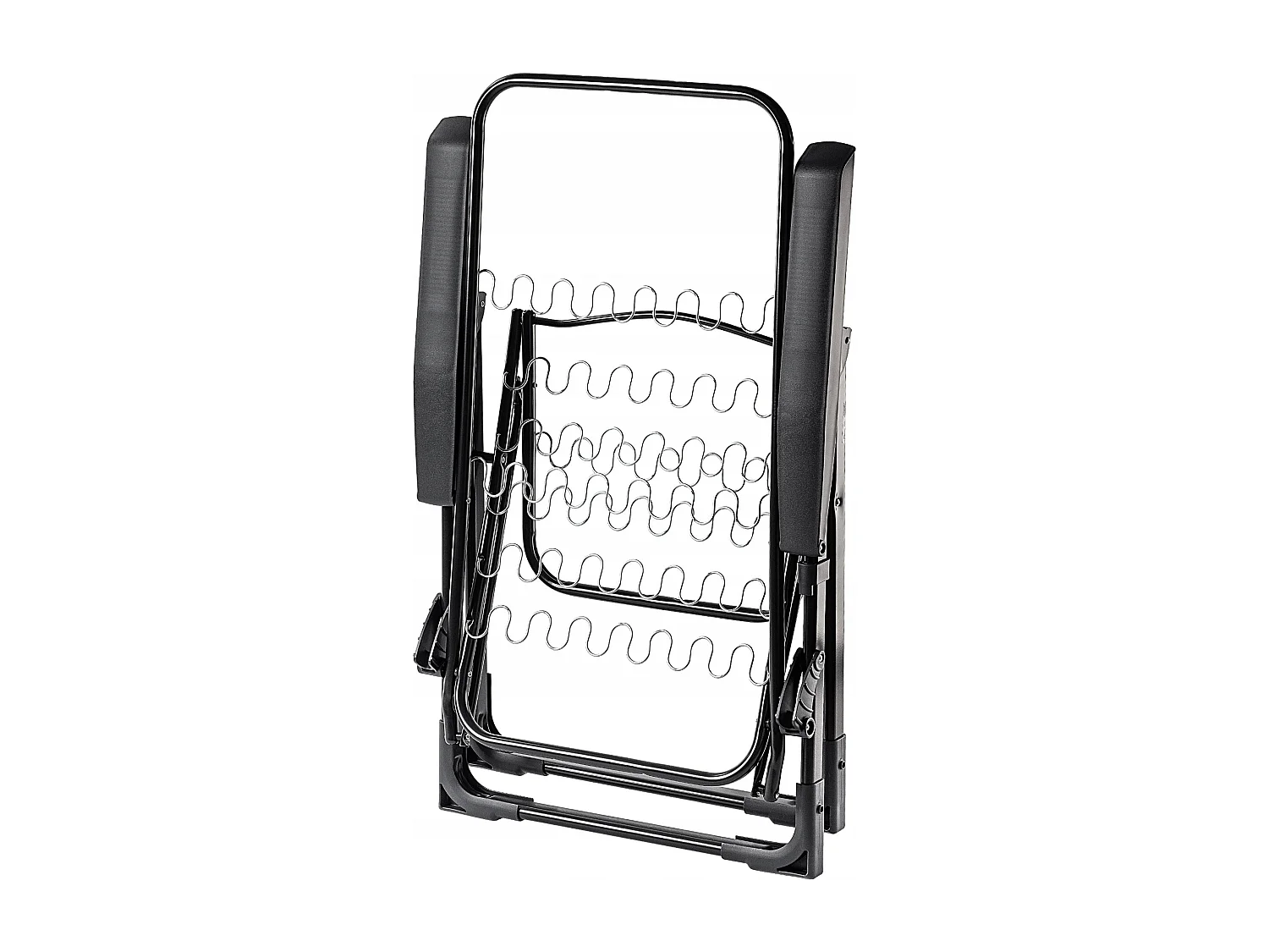 KADAX Chaise de jardin, chaise longue avec coussin épais, structure en acier, chaise de jardin avec repose-pieds, chaise longue pliante avec capacité de charge