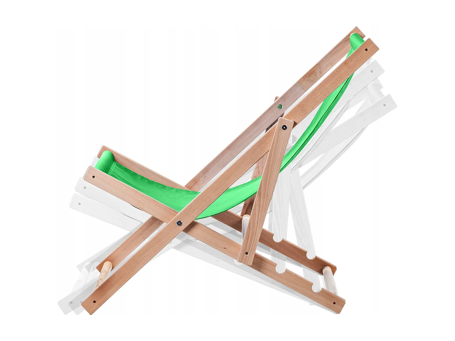 KADAX Transat en Bois, Chaise de Jardin de Plage Pliante