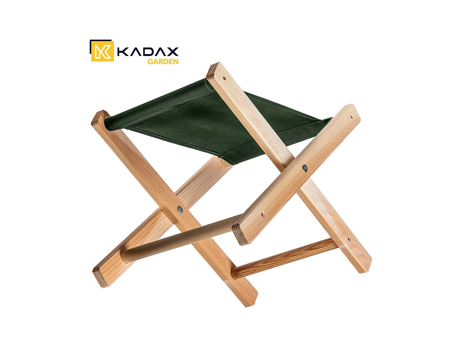 Banco dobrável de madeira KADAX Banco de jardim de 40x31 cm para assento de jardim doméstico