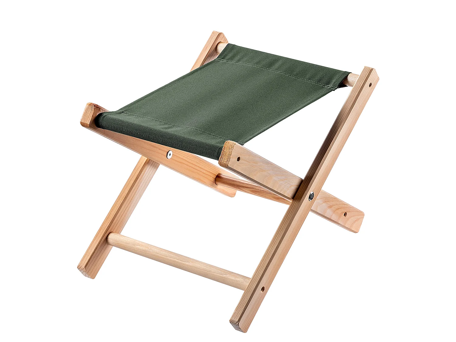 Tabouret pliant Nouro, vert bouteille