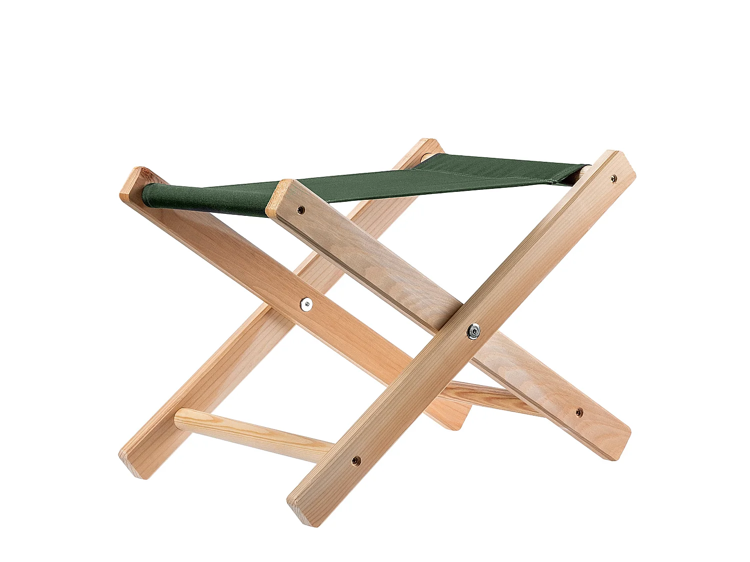 Tabouret pliant Nouro, vert bouteille