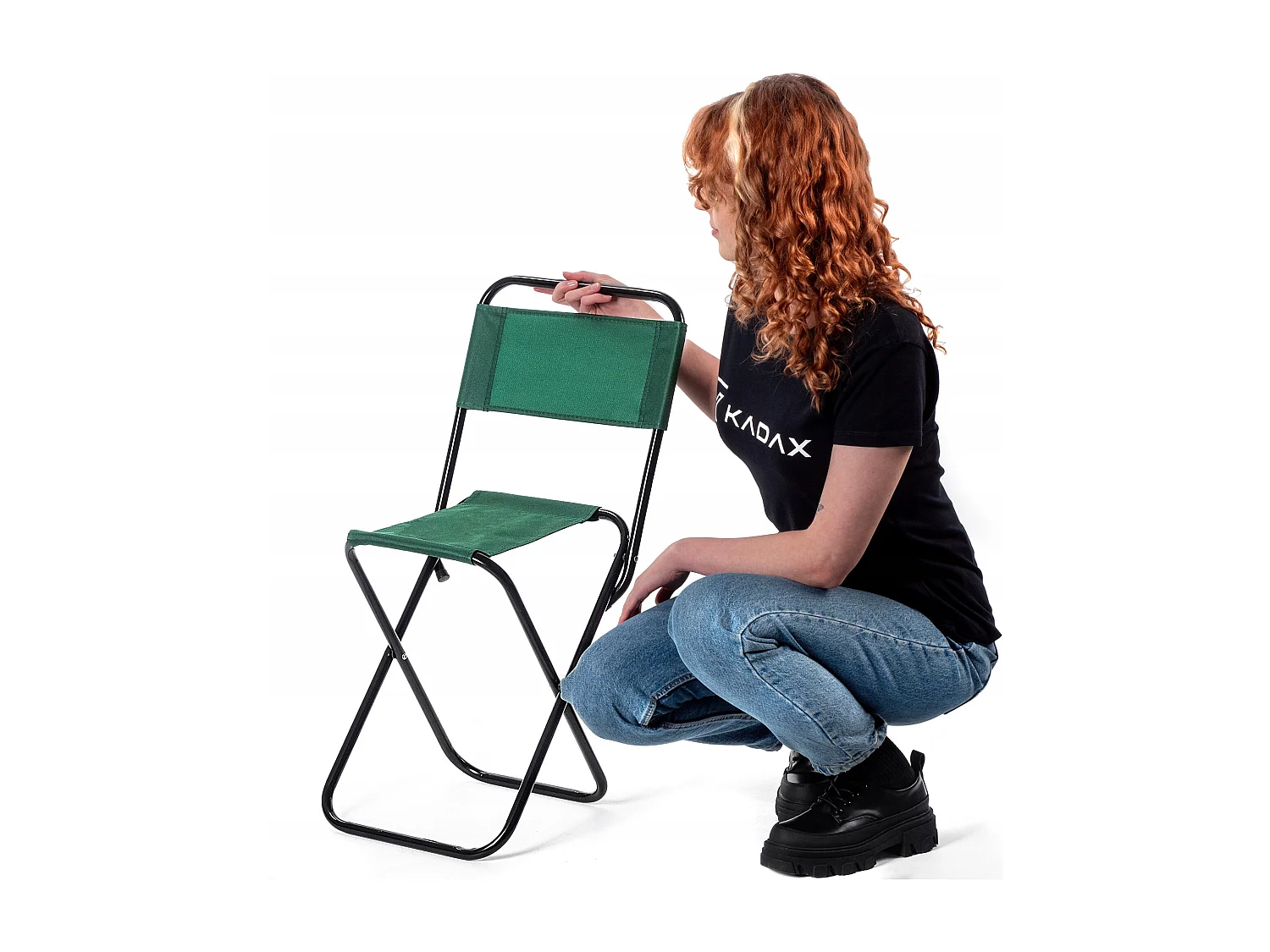 KADAX Klappbarer Camping-Touristenstuhl