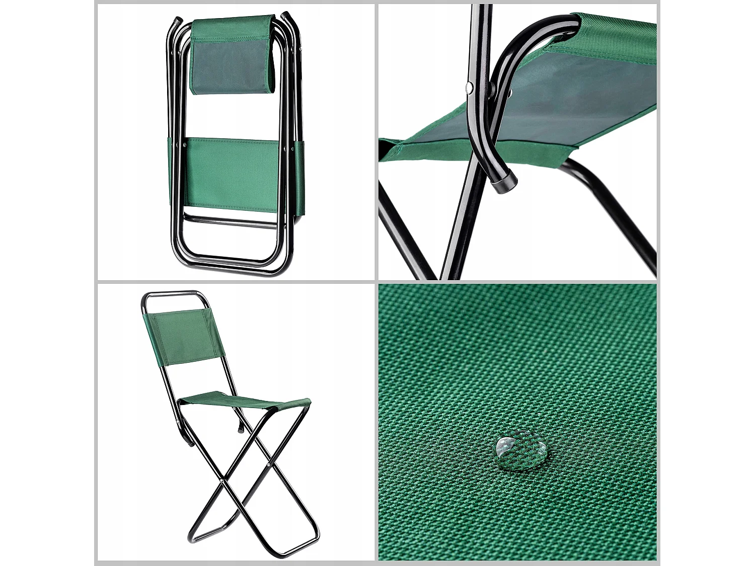 KADAX Klappbarer Camping-Touristenstuhl