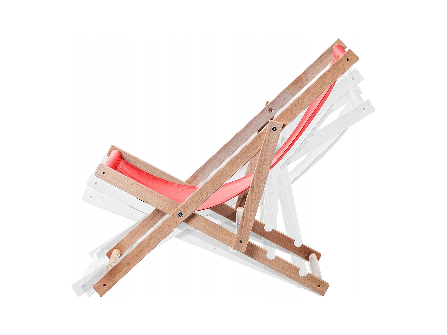 KADAX Chaise longue, chaise de plage en bois, transat jusqu'à 120 kg, chaise longue en bois de hêtre, chaises pliantes en bois, chaise de plage, chaise pliante