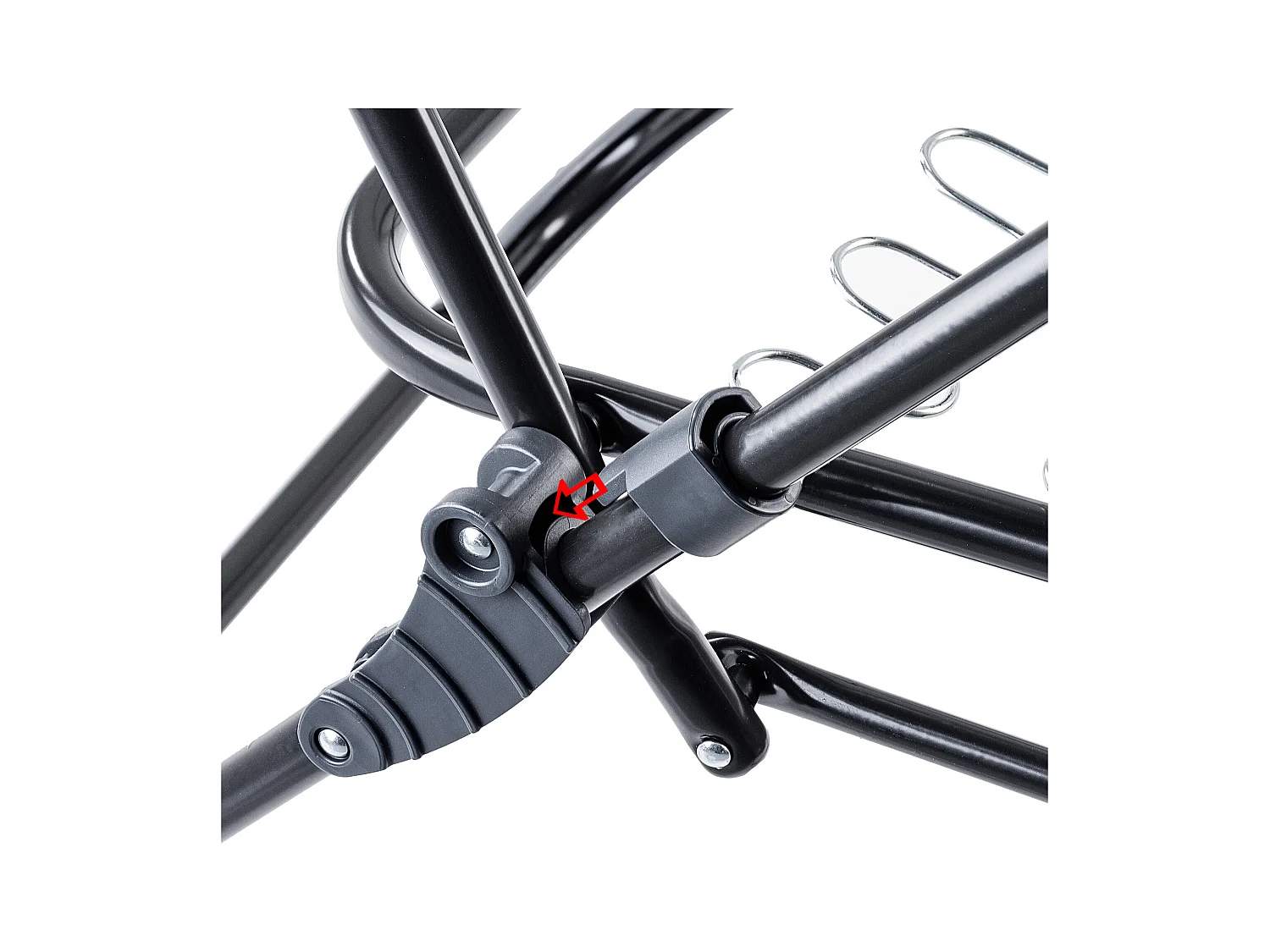 Chaise de jardin KADAX avec dossier réglable, chaise relax en acier thermolaqué, chaise pliante avec capacité de charge jusqu'à 110 kg, chaise longue avec coussin