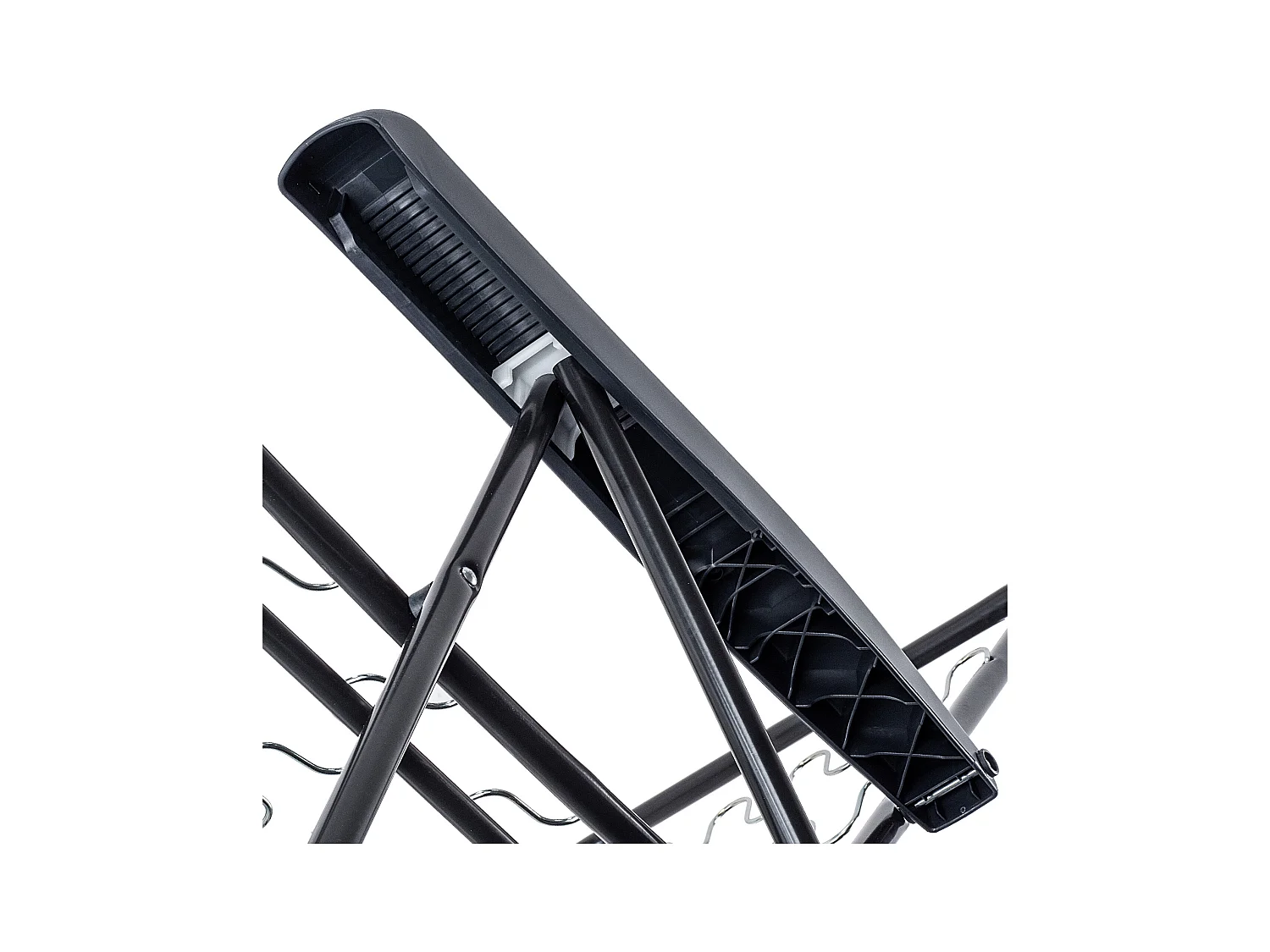 Chaise de jardin KADAX avec dossier réglable, chaise relax en acier thermolaqué, chaise pliante avec capacité de charge jusqu'à 110 kg, chaise longue avec coussin