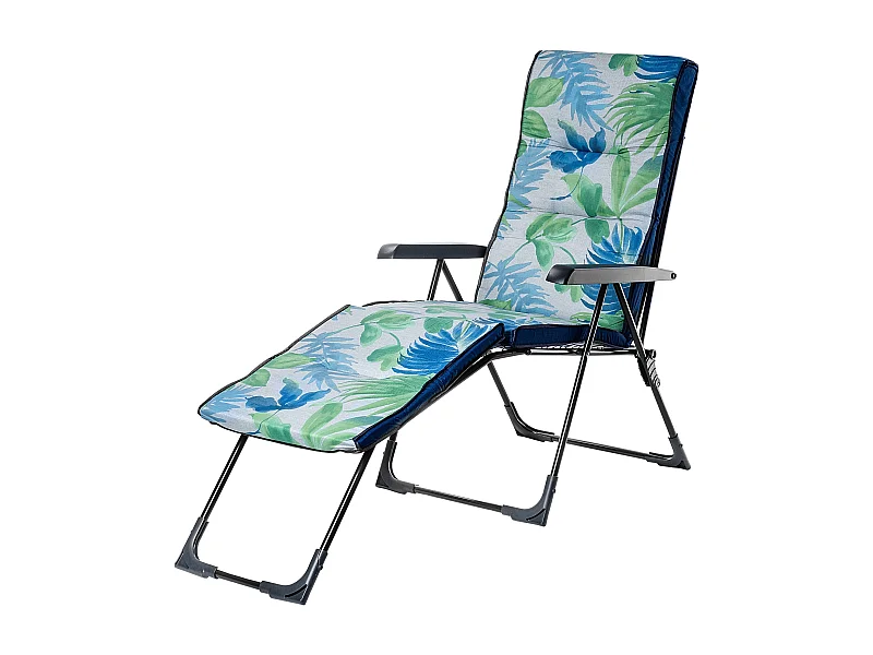 KADAX Liegestuhl Garten Strandstuhl Liegestuhl 2in1