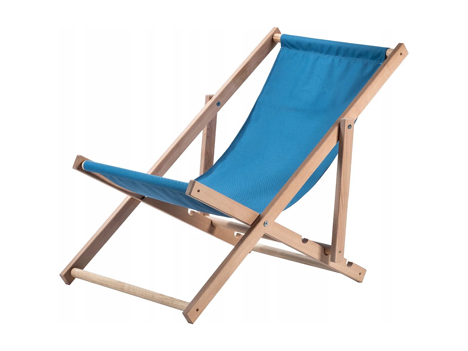 KADAX Chaise longue, chaise de plage en bois, transat jusqu'à 120 kg, chaise longue en bois de hêtre, chaises pliantes en bois, chaise de plage, chaise pliante
