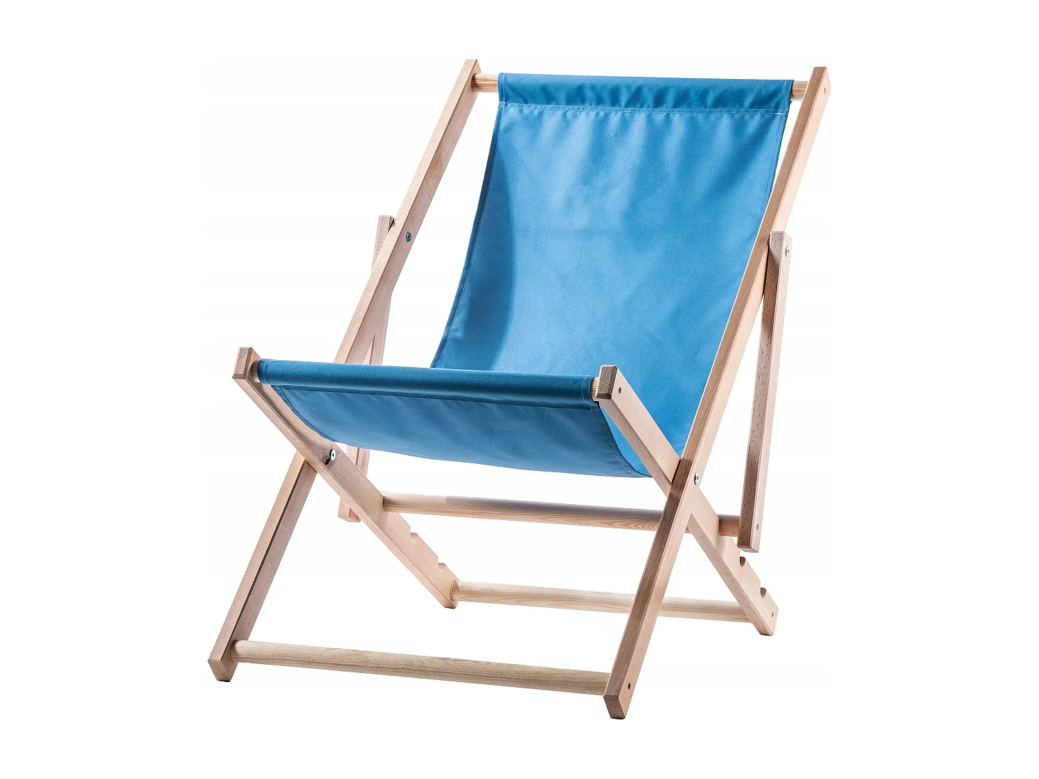KADAX Chaise longue, chaise de plage en bois, transat jusqu'à 120 kg, chaise longue en bois de hêtre, chaises pliantes en bois, chaise de plage, chaise pliante