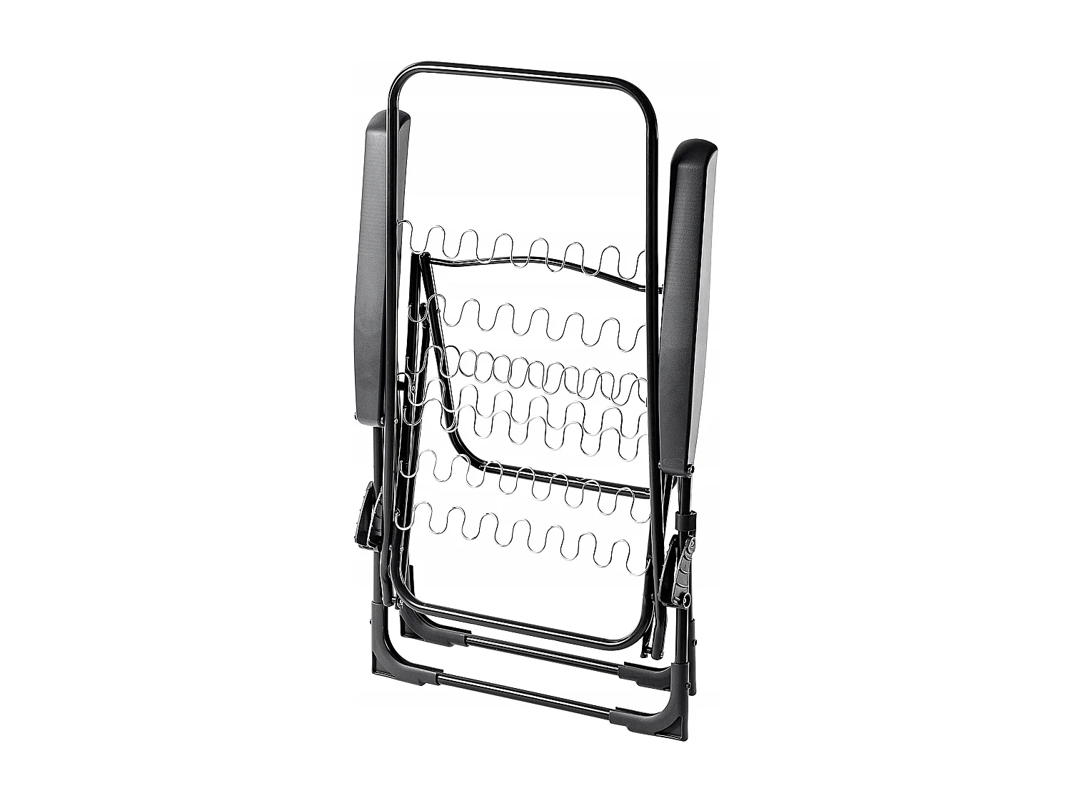 Chaise de jardin KADAX, chaise longue en acier avec coussin, bain de soleil pliable avec capacité de charge jusqu'à 110 kg, chaise longue avec dossier réglable,