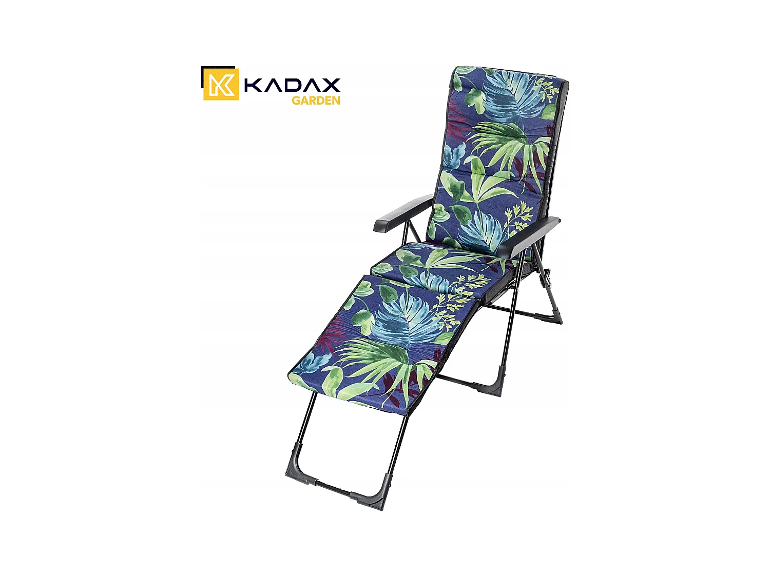 KADAX Liegestuhl Strandstuhl Gartenliege 2in1 Liegend Bequem Tourist