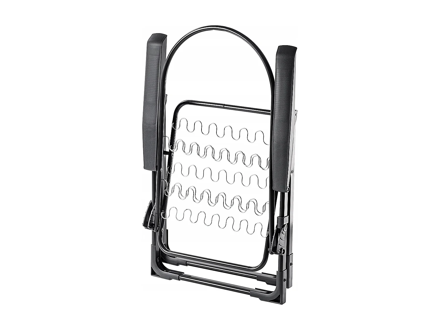 Chaise de jardin KADAX avec dossier réglable, chaise relax en acier thermolaqué, chaise pliante avec capacité de charge jusqu'à 110 kg, chaise longue avec coussin