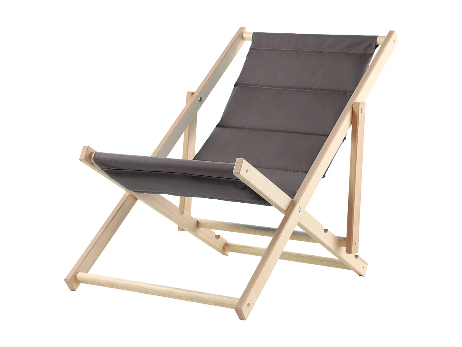 KADAX Bain de soleil, chaise longue de plage en bois, transat jusqu'à 120 kg, bain de soleil en bois de hêtre, chaises pliantes en bois, chaise de plage, chaise de