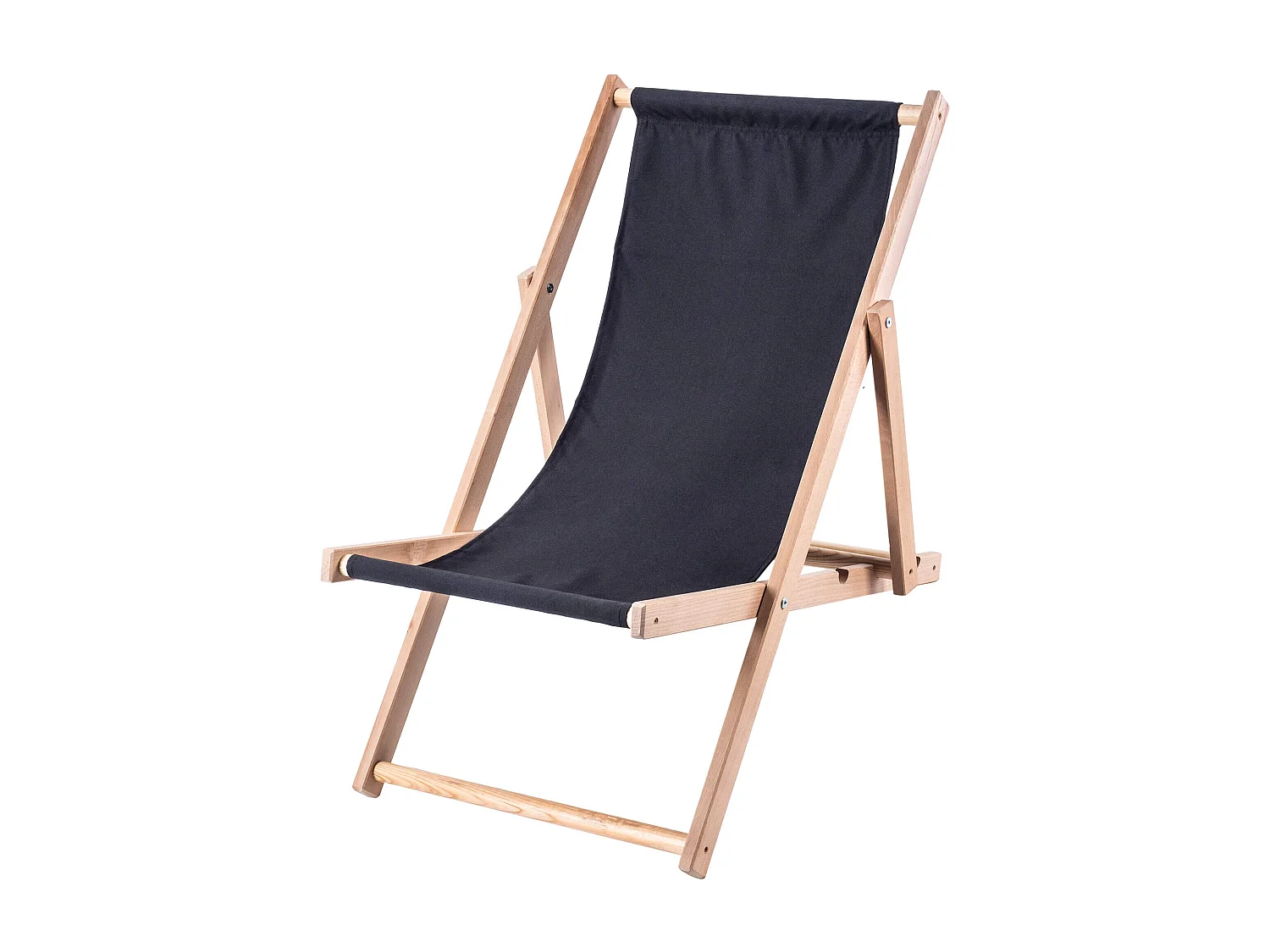KADAX Chaise longue, chaise de plage en bois, transat jusqu'à 120 kg, chaise longue en bois de hêtre, chaises pliantes en bois, chaise de plage, chaise de plage