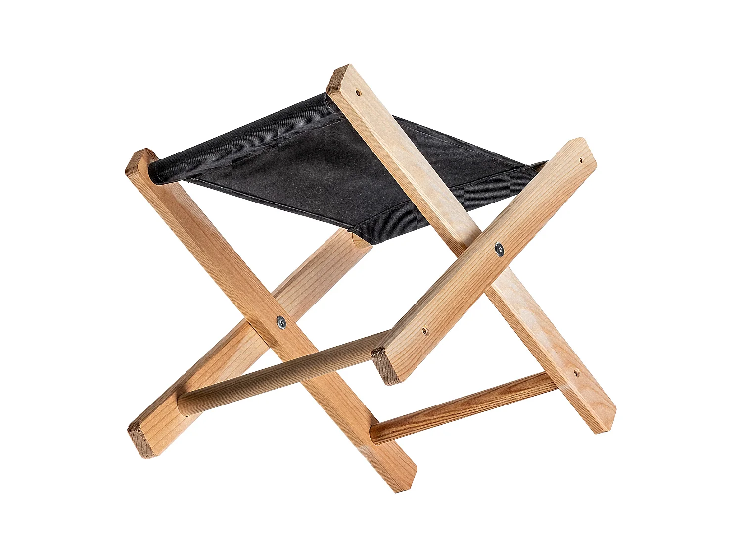 Sgabello pieghevole in legno KADAX 40x31 cm da giardino per la casa