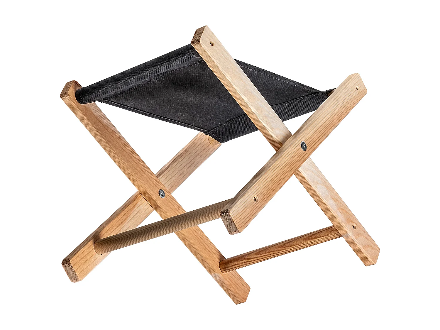 Tabouret pliant KADAX, 40 x 31 x 31 cm, tabouret en bois, chaise pliante jusqu'à 100 kg de capacité de charge, chaise pliante pour jardin, balcon, terrasse et