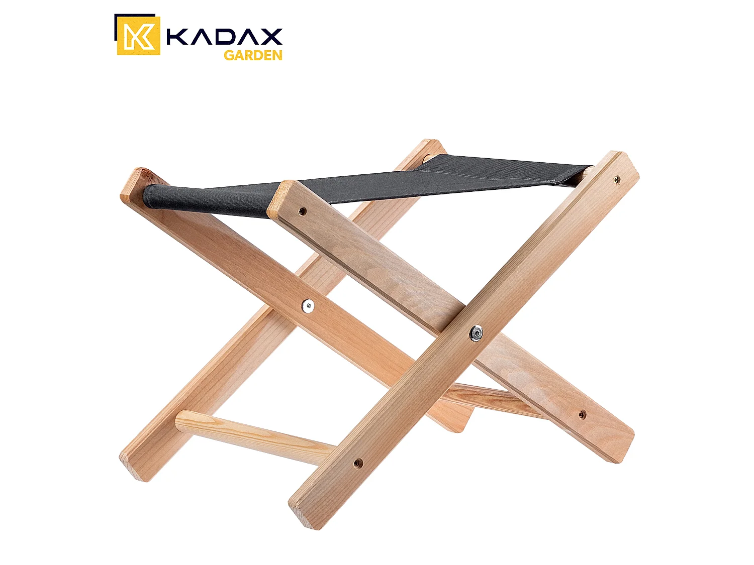 Banco dobrável de madeira KADAX Banco de jardim de 40x31 cm para assento de jardim doméstico
