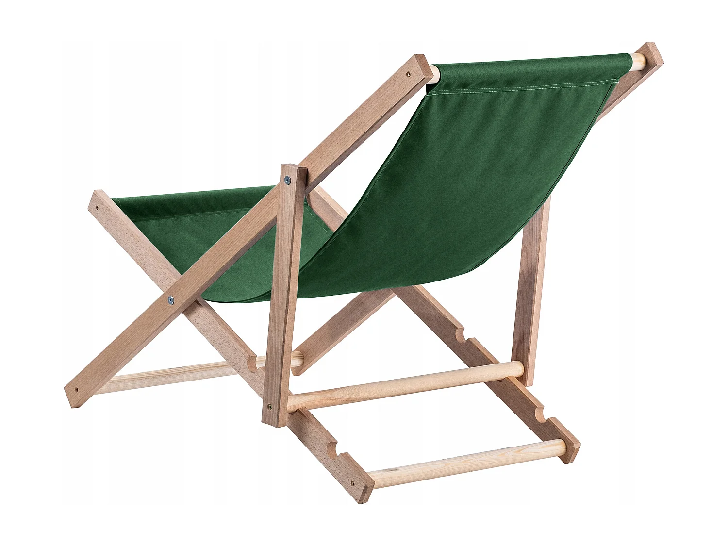 KADAX Chaise longue, chaise de plage en bois, transat jusqu'à 120 kg, chaise longue en bois de hêtre, chaises pliantes en bois, chaise de plage, chaise pliante