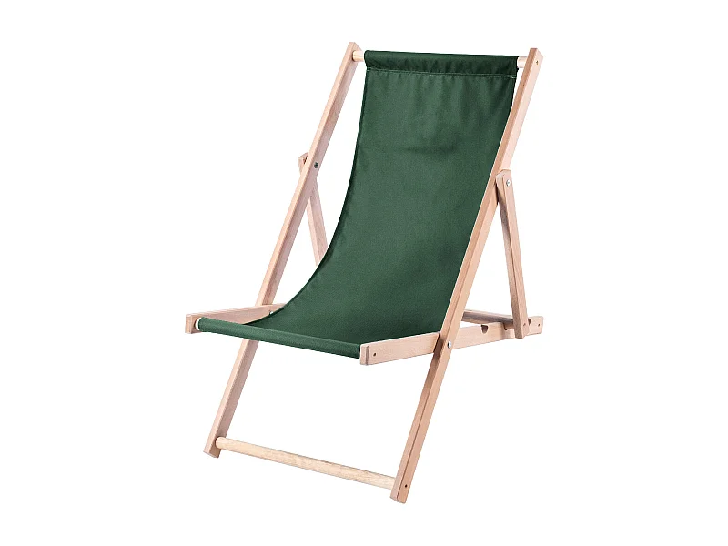 KADAX Chaise longue, chaise de plage en bois, transat jusqu'à 120 kg, chaise longue en bois de hêtre, chaises pliantes en bois, chaise de plage, chaise pliante