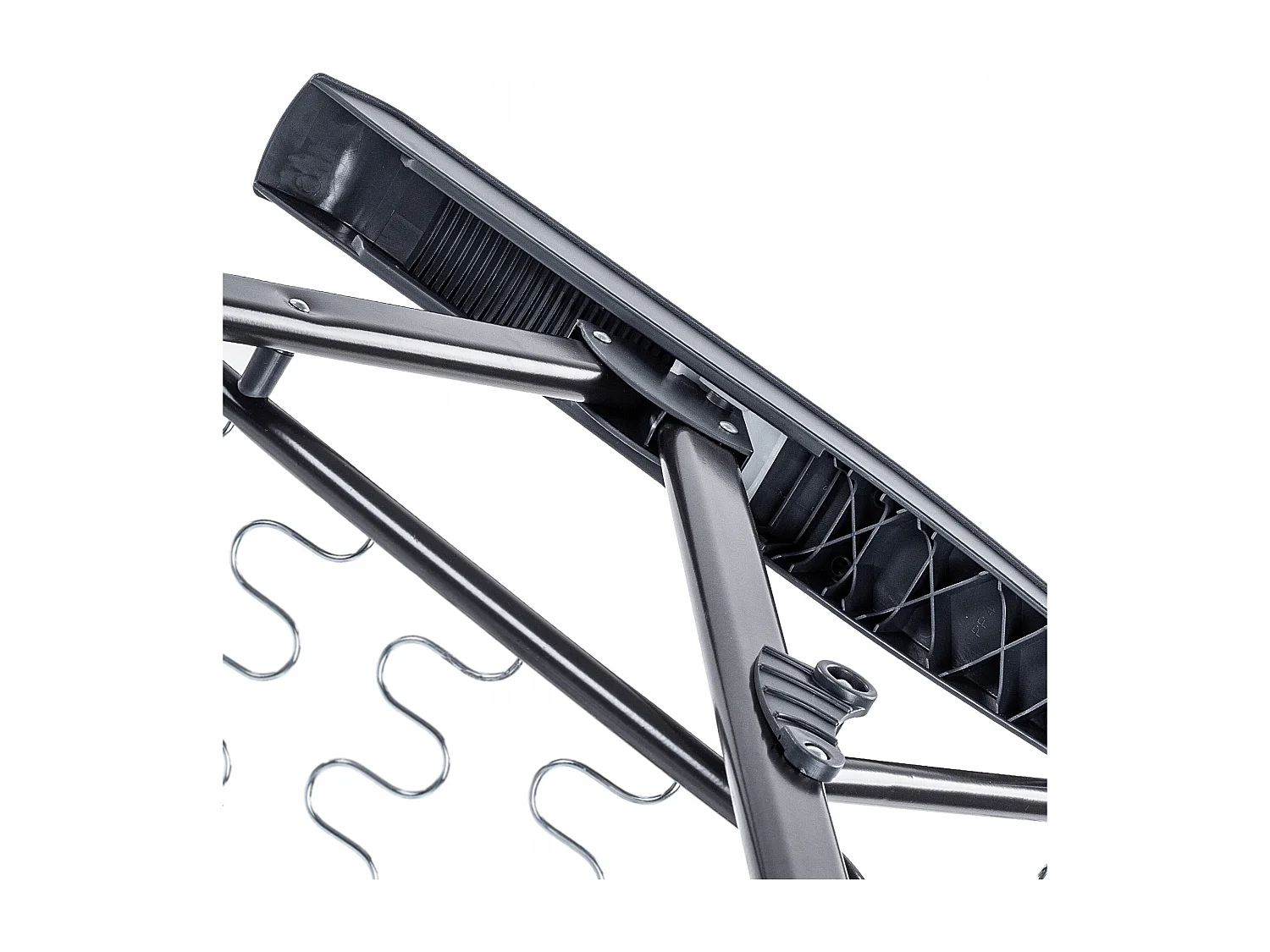 Chaise de jardin KADAX avec dossier réglable, chaise relax en acier thermolaqué, chaise pliante avec capacité de charge jusqu'à 110 kg, chaise longue avec coussin