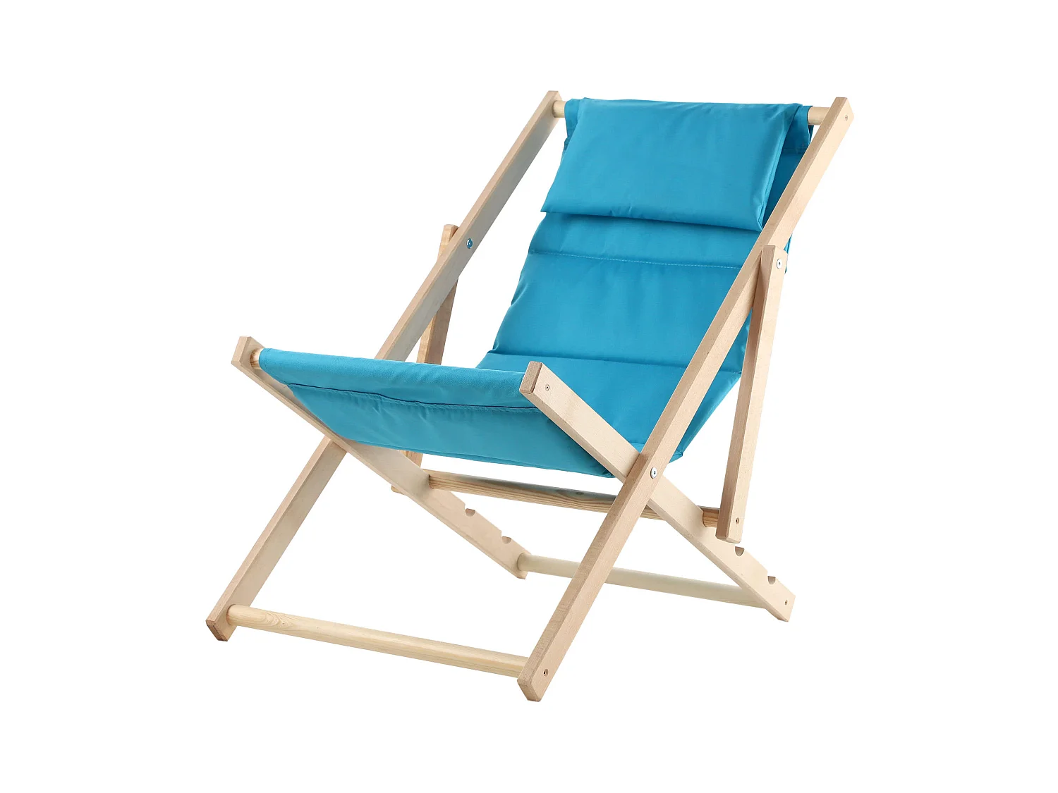 KADAX Ligstoel, strandstoel van hout, ligbed tot 120 kg, ligstoel van beukenhout, houten klapstoelen, strandstoel, klapstoel voor strand, houten ligstoel (met