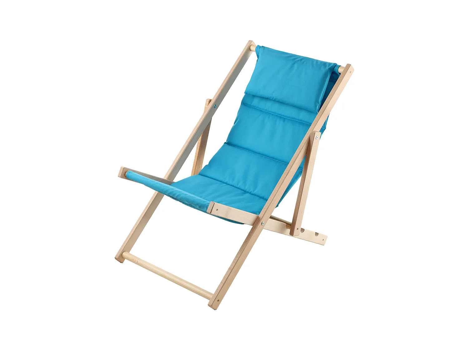 KADAX Bain de soleil, chaise de plage en bois, transat jusqu'à 120 kg, bain de soleil en bois de hêtre, chaises pliantes en bois, chaise de plage, chaise de plage