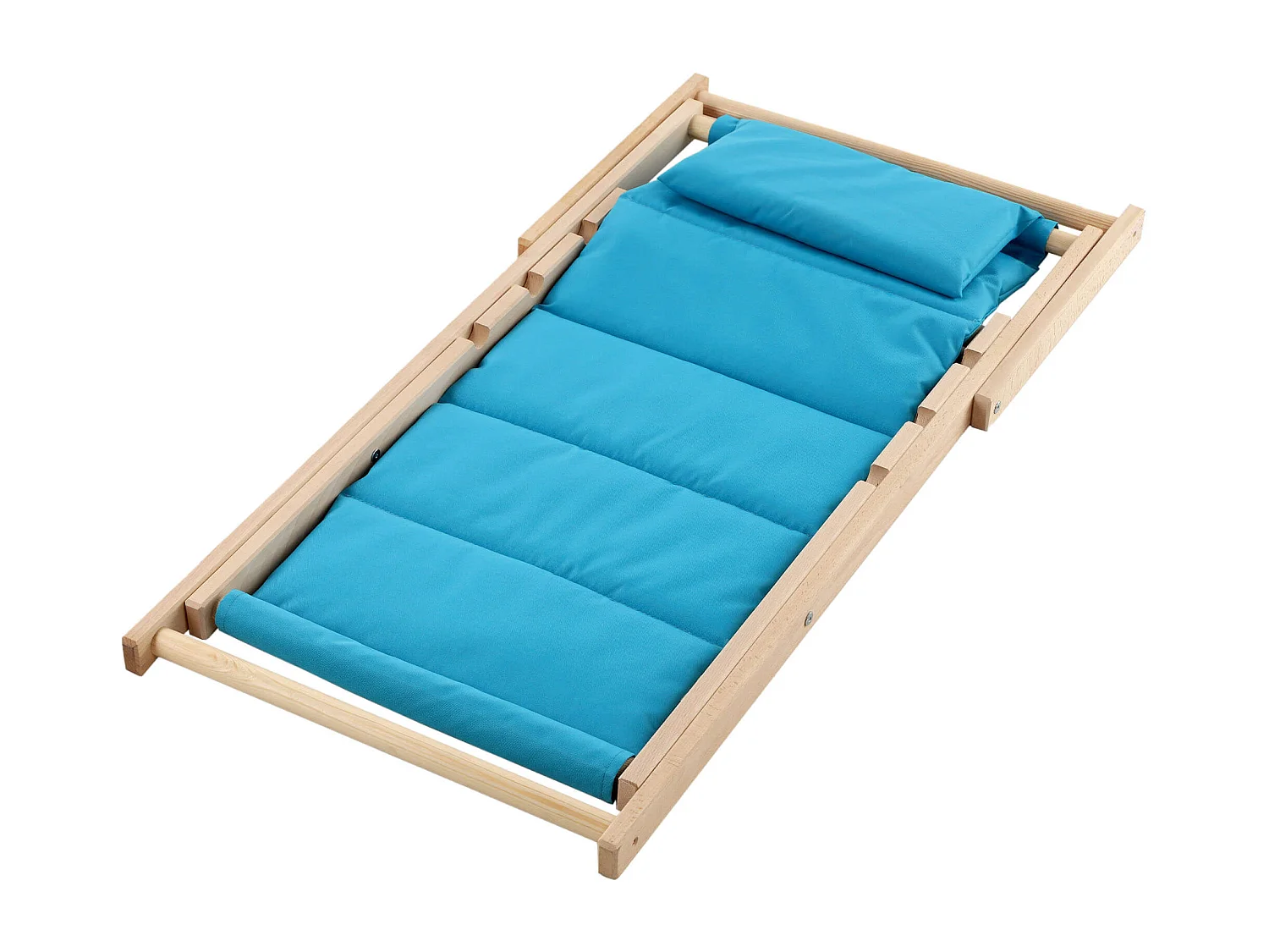KADAX Bain de soleil, chaise de plage en bois, transat jusqu'à 120 kg, bain de soleil en bois de hêtre, chaises pliantes en bois, chaise de plage, chaise de plage