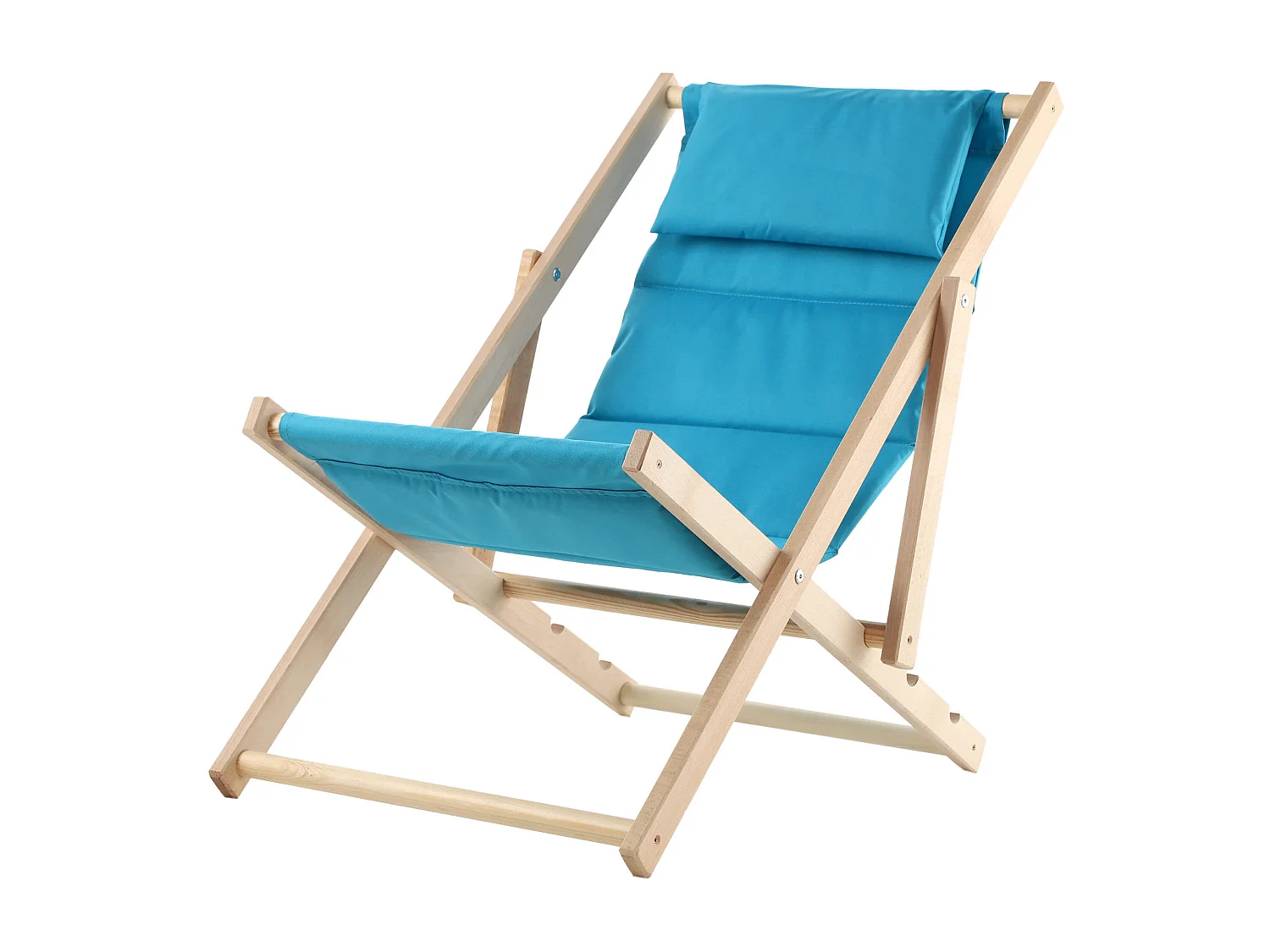 KADAX Bain de soleil, chaise de plage en bois, transat jusqu'à 120 kg, bain de soleil en bois de hêtre, chaises pliantes en bois, chaise de plage, chaise de plage