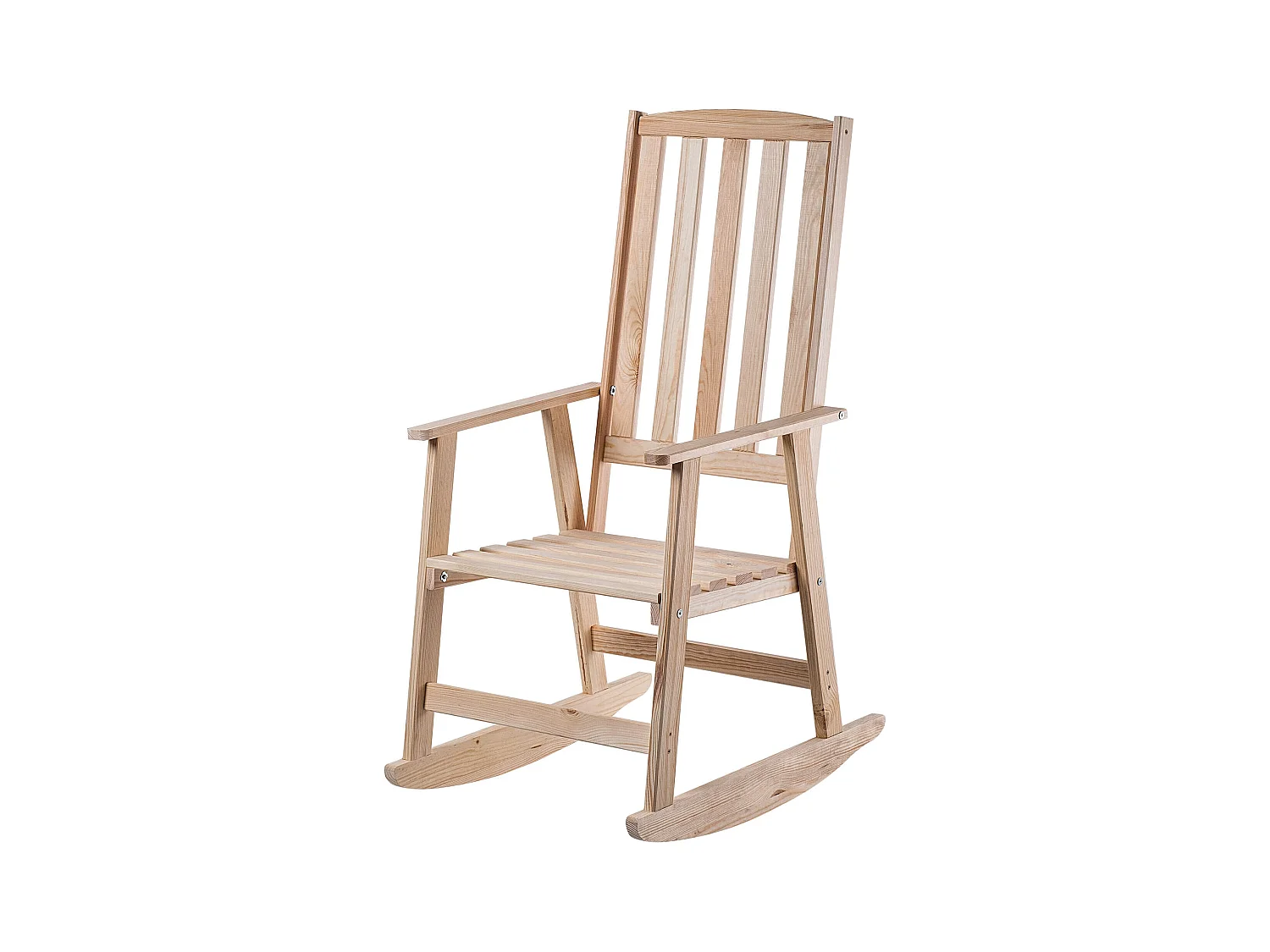 Chaise à bascule en bois Crenay naturel