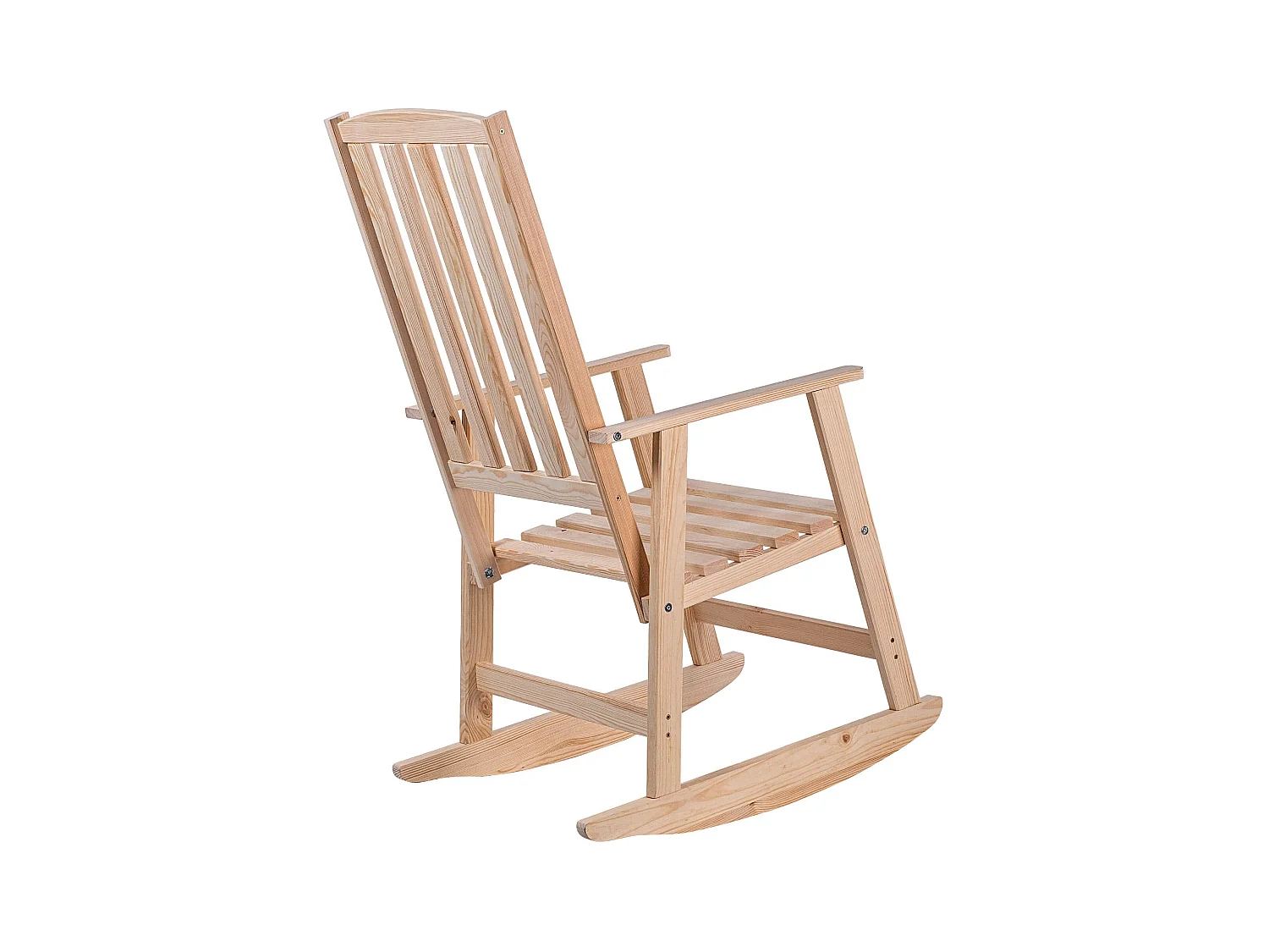 Chaise à bascule en bois Crenay naturel