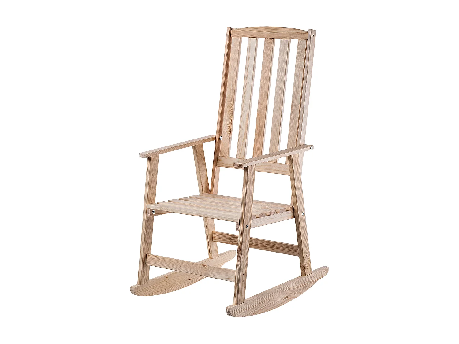 Chaise à bascule en bois Crenay naturel