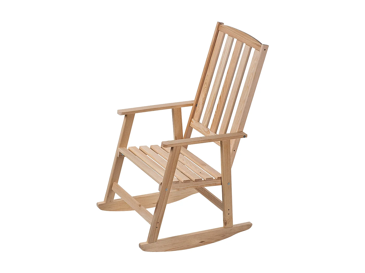 Chaise à bascule en bois Crenay naturel