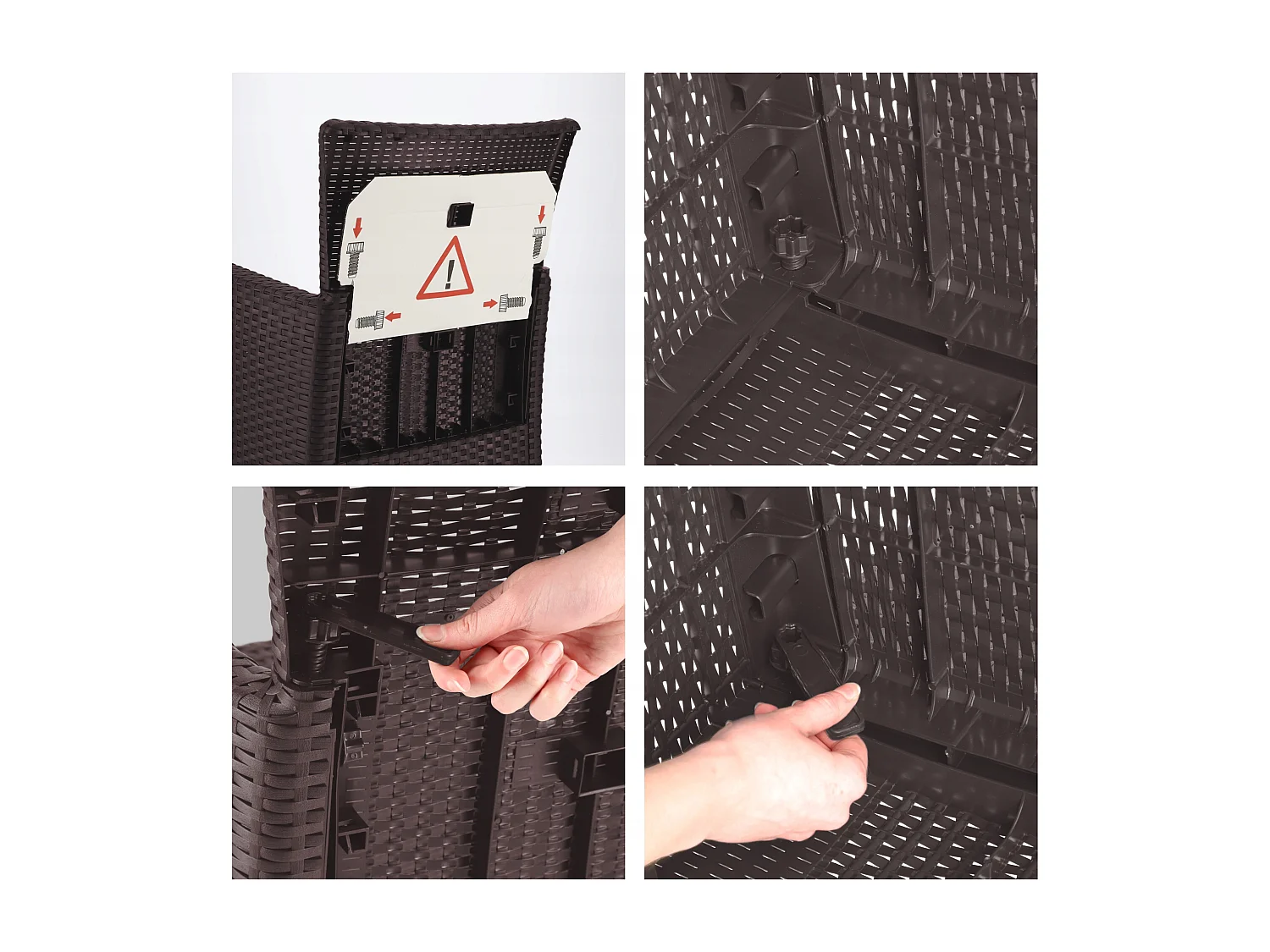 Allibert Almofada de Poltrona de Jardim para Cadeira de Terraço Confortável para o Jardim Forte