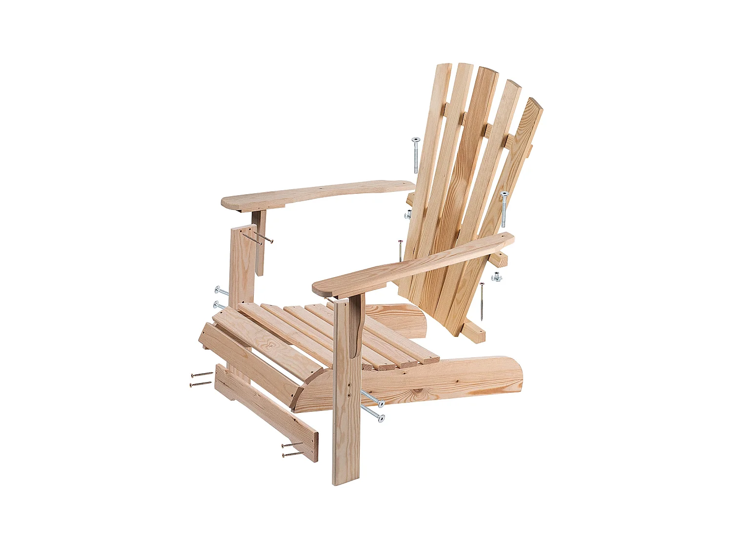 Cadeira de praia Arphy em madeira natural