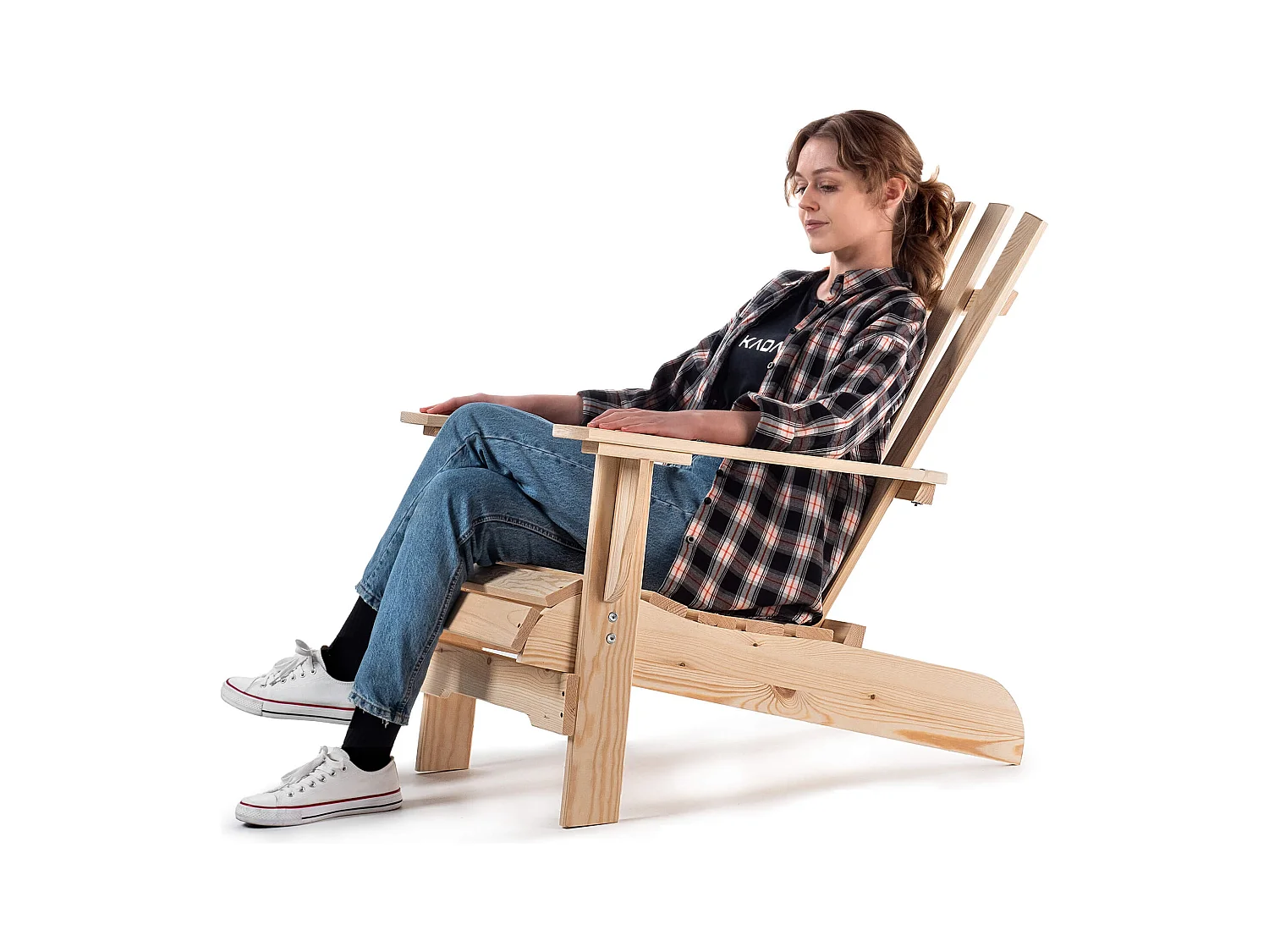 Cadeira de praia Arphy em madeira natural