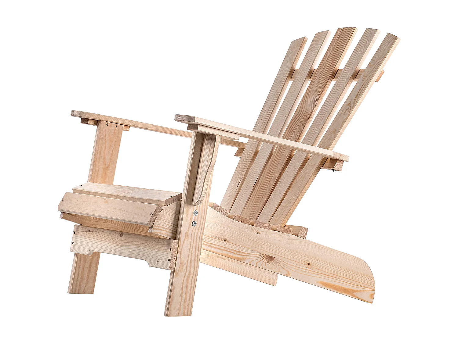 Chaise de plage en bois naturel Arphy